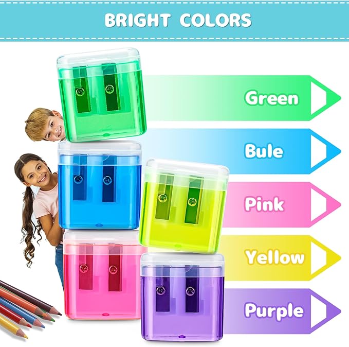 60 Pack Pencil Sharpeners Bulk - Image 4