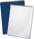 Engrowtic 2 Pack Top Spiral Graph Paper Notebooks 8.7 X11.4 Inch A4 Grid Paper by Engrowtic