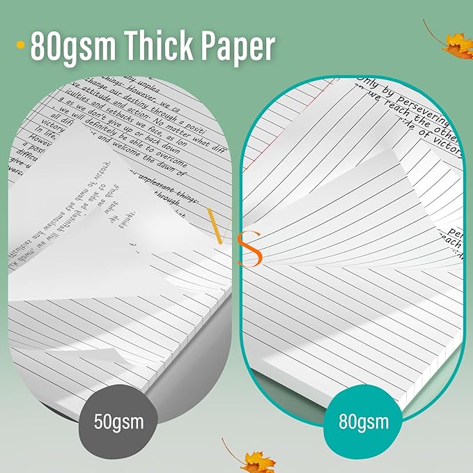 12 Pack Legal Pads 8.5 x 11 Note Pads 8.5 x 11 Inch Notepad 360 Sheets Writing - Image 5