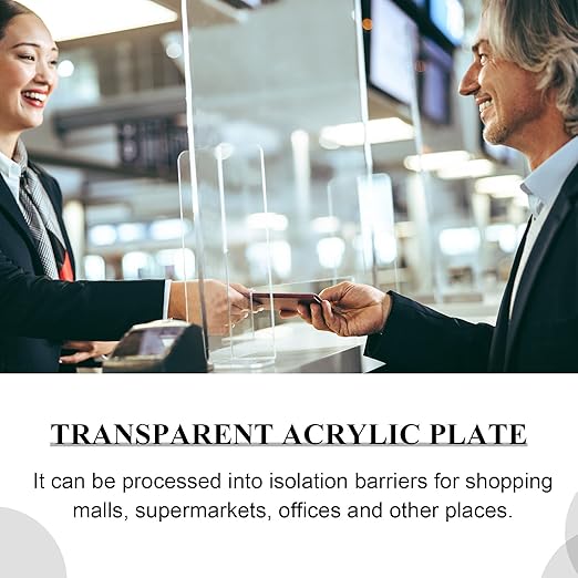 Roowest 2 Pcs 18 x 36 Inch, 1/4 Inch Thick Clear Acrylic Plexiglass Sheets - Image 6