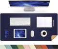 Leather Desk pad Protector, Large Desk mat by AFIING