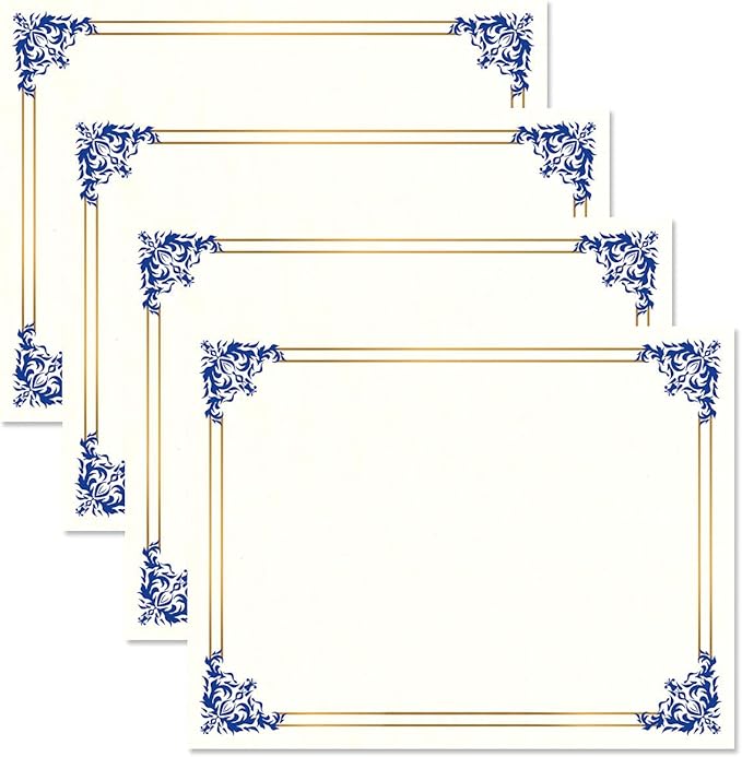 Empire Blue & Gold Award Certificate Collection - Image 5