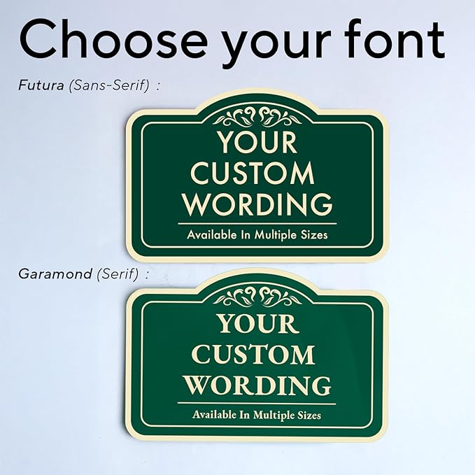 Custom Decorative Outdoor Metal Signs - Image 9