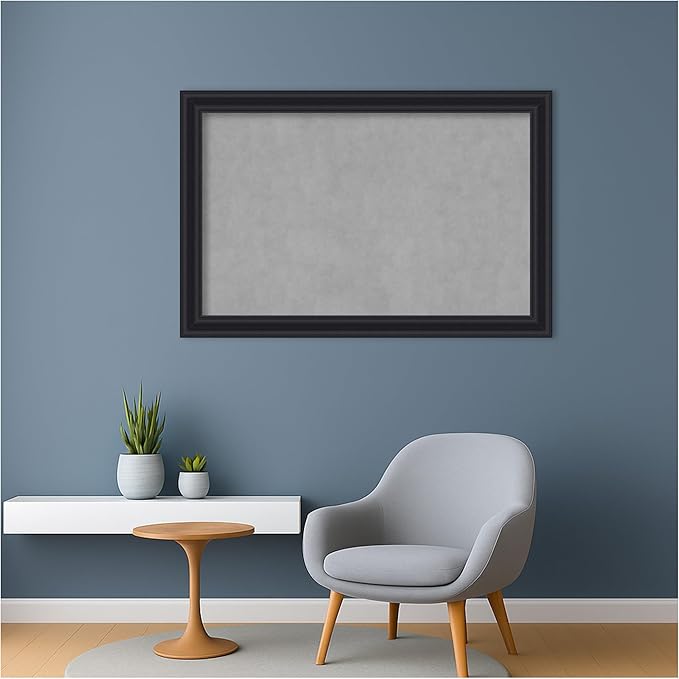 Amanti Art Black Framed Magnetic Board 24x36 Large Vision Board - Image 6
