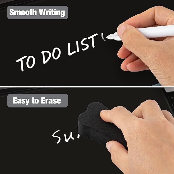Small Glass Desktop Whiteboard 11.8×7”, Dry Erase Note Memo Board, Desk - Image 5