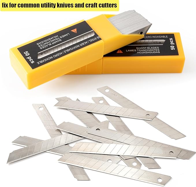 Gomake 9mm Utility Knife Replacement Blades, Snap Off Blades - Image 5