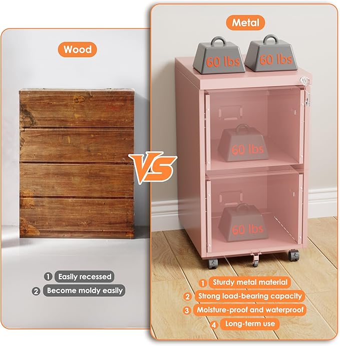 METAN 2 Drawer Vertical File Cabinet - Image 6