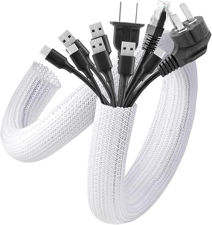 AGPTEK Cable Sleeve Cover, 20ft by AGPTEK