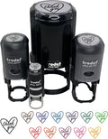 Thank You in Heart Self-Inking Rubber Stamp Ink Stamper by Sniggle+Sloth