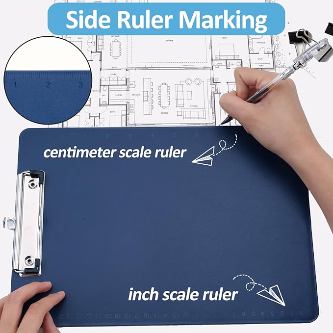 Principal Lines 6 Pack Plastic Clipboards - Image 8