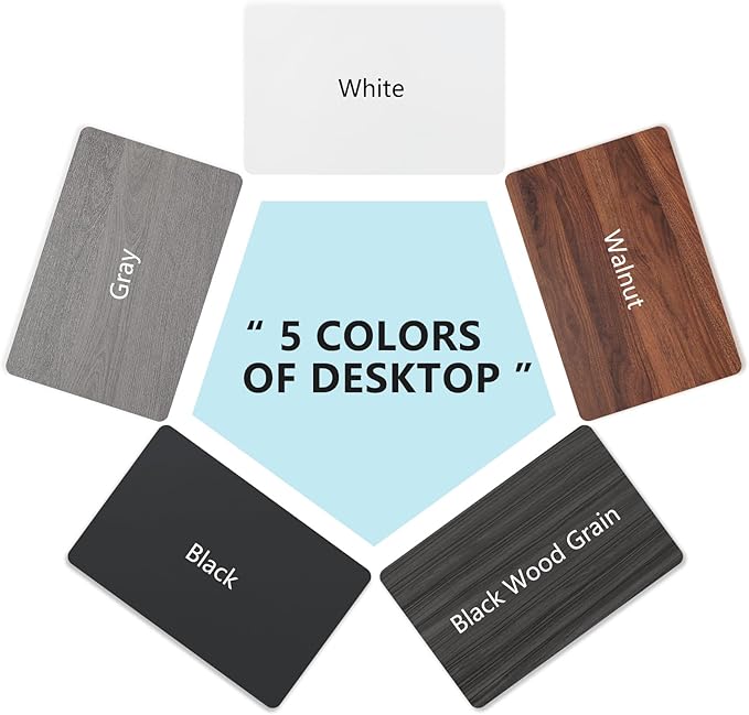 Goakwwuz Conference Room Table, Folding Conference Tables, Thicken Grey Tabletop - Image 3