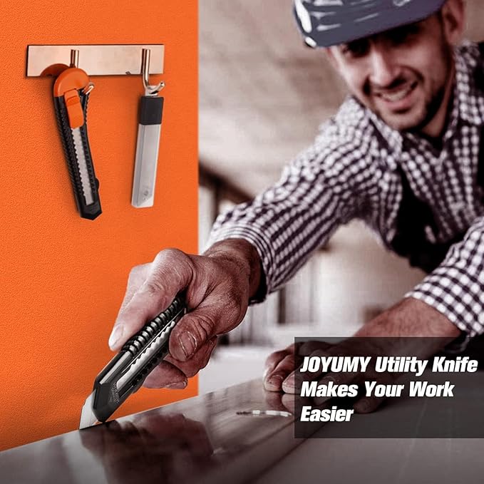 JOYUMY 20 Pack Utility Knife, Box Cutter Retractable, Box Knife - Image 3