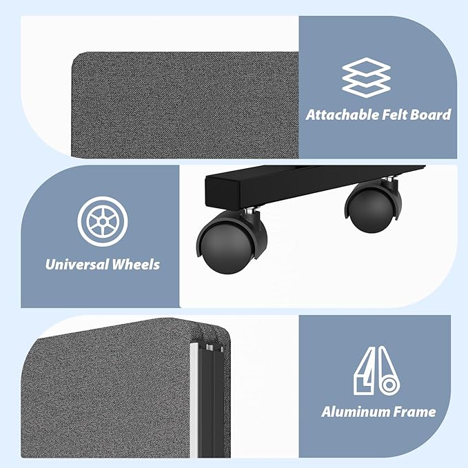 Acoustic Room Divider Privacy Panel - Image 4