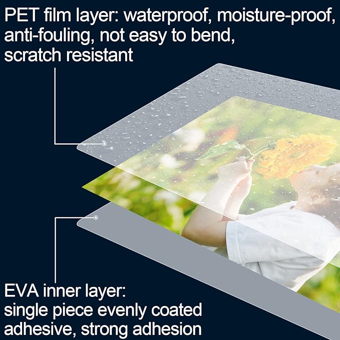 HERKKA 100 Pack Laminating Sheets, Hold 11 x 17 Inch Sheet, 3 Mil Clear Thermal - Image 5