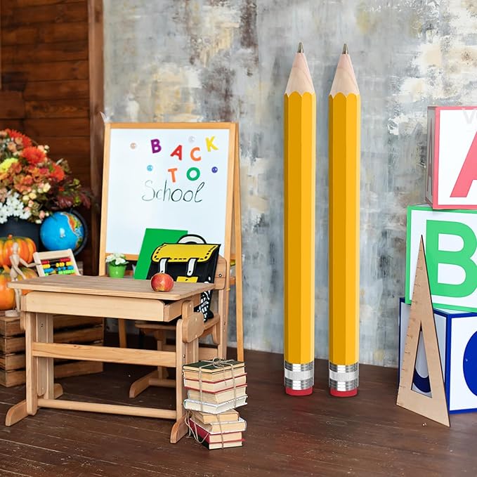 smrtcol 2 Pack Wooden Jumbo Pencil - Image 6