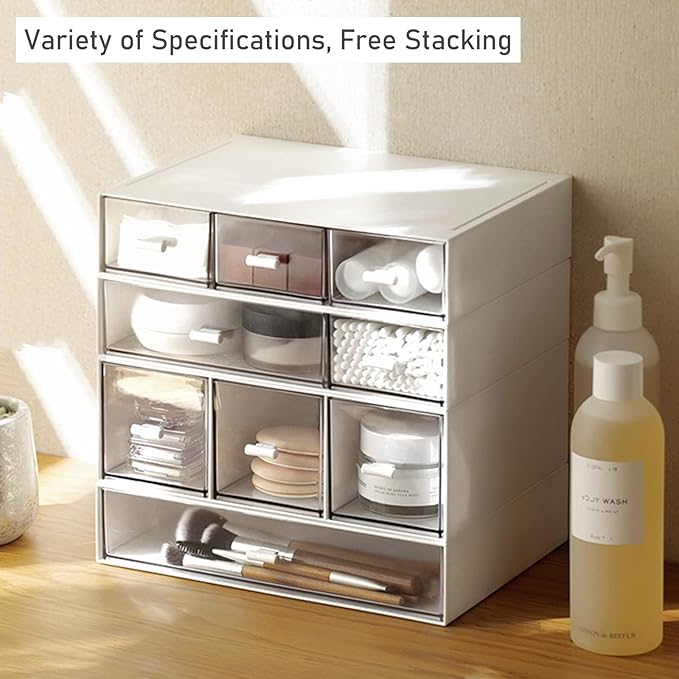 Desk Organizer-Stackable Storage Drawers, Desk Drawer Organizer Perfect - Image 6