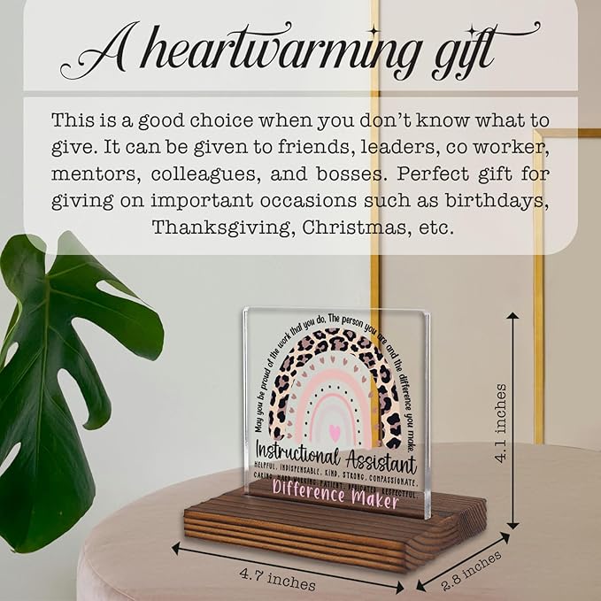 Instructional Coach Desk Sign, Appreciation Gift - Image 4