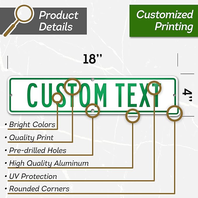 Custom Street Sign, Address Sign, 8 Colors, Reflective Option, Mounting Options - Image 8