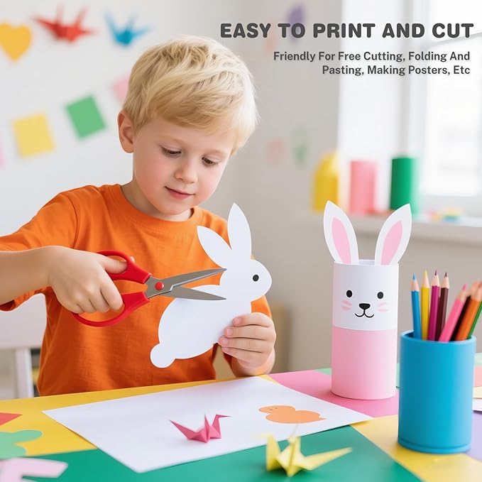 White Cardstock 8.5 X 11, 80 Sheets Card Stock, 75lb/ 200gsm Copy Paper - Image 5