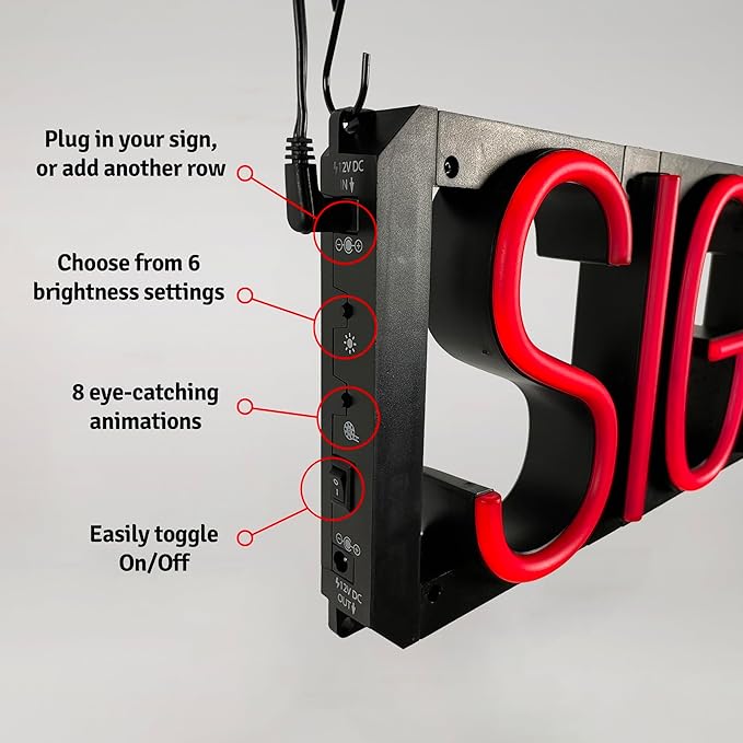 SpellBrite OFFICE Sign | Directional Sign - Image 6