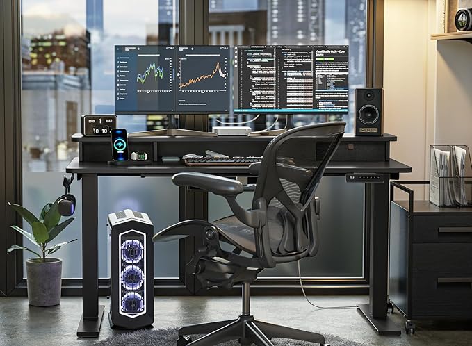 FEZIBO 40 x 24 Inch Height Adjustable Electric Standing Desk - Image 2