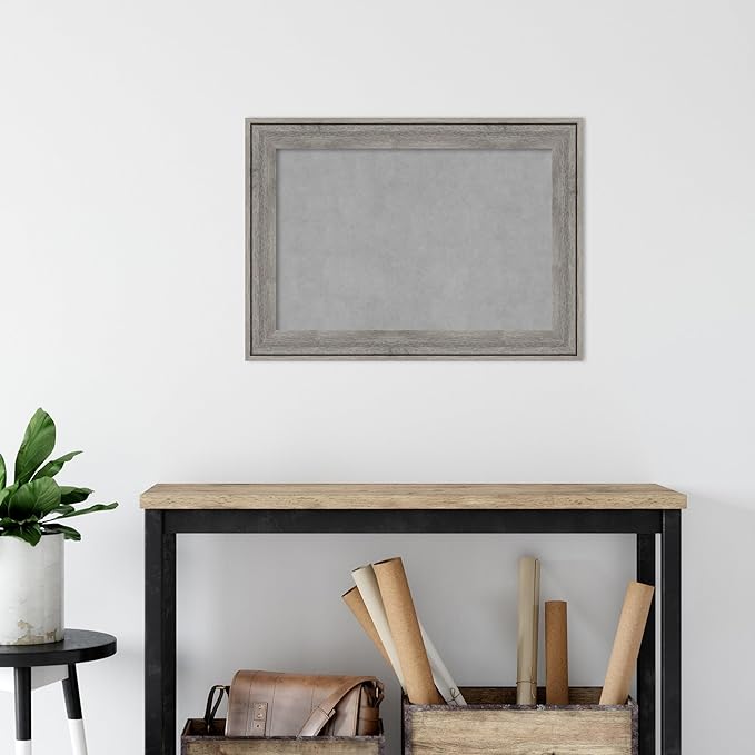 Amanti Art Grey Framed Magnetic Board 21x29 Medium Vision Board - Image 5
