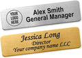 Custom Engraved ID Name Tag Badges Identification Personalized by Mia-Mia