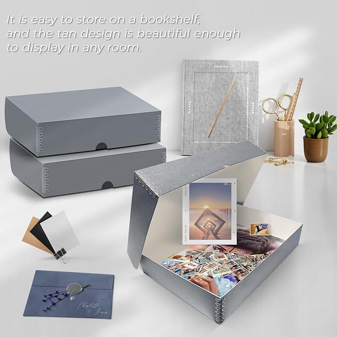 Lineco, 10x15 Clamshell Archival Folio Storage Box, Acid-Free - Image 6