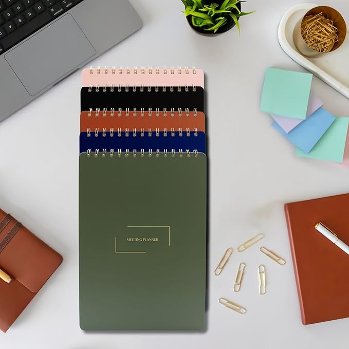 Merely Home | Meeting Notebook for Work | 8.25" x 11.75" | Project Planner | - Image 5
