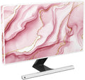 Baocicco Gold Pink Marble Waterproof TV Display Screen Cover 45, 48 Inch TV by Baocicco