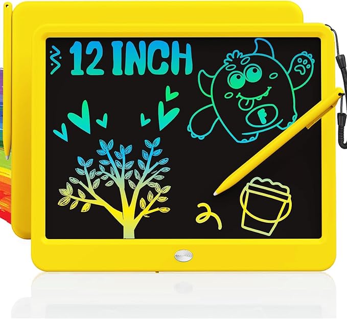TEKFUN LCD Writing Tablet Doodle Board, 12inch Colorful Drawing Tablet Writing by TEKFUN