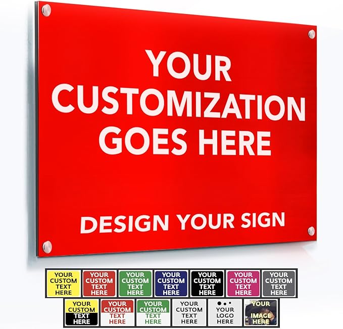 Custom Outdoor Metal Sign by SpeedyOrders