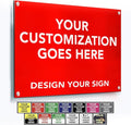 Custom Outdoor Metal Sign by SpeedyOrders
