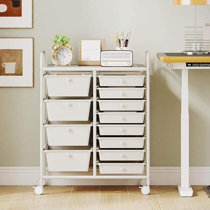 Giantex 12 Drawer Rolling Cart - Image 2
