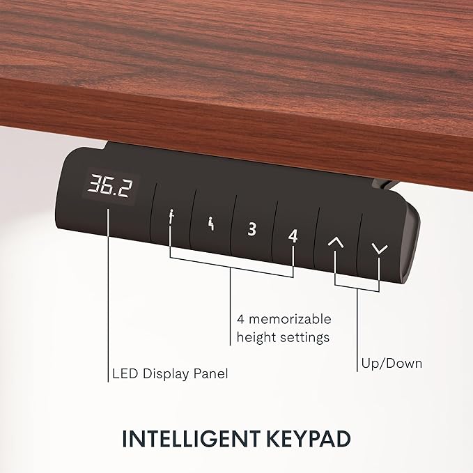 FLEXISPOT E6 3-Stage Dual Motor 60 x 24 Electric Standing Desk Sit Stand Up Desk - Image 4