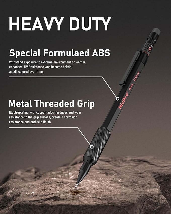 Nicpro 0.5 mm Mechanical Pencil Set - Image 4