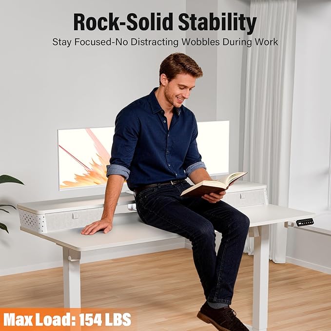 Kingant 48 x 24 Inch Electric Standing Desk - Image 6