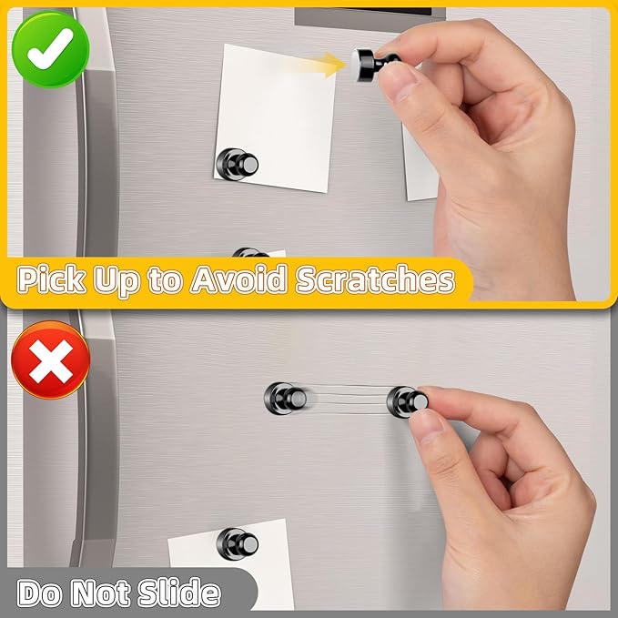 16 Pcs Fridge Magnets, Small Strong Magnetic Push Pins, Kitchen Decor and - Image 5