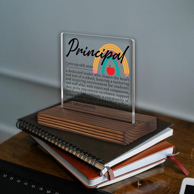 Principal Gifts, Inspirational Thank You Desk Sign - Image 2
