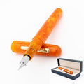 Conklin All American Fountain Pen in Sunburst Orange – Broad Nib, Vibrant by Conklin