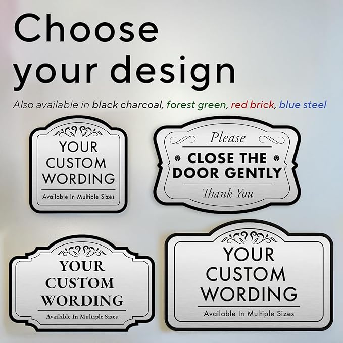 Custom Decorative Outdoor Metal Sign - Image 3