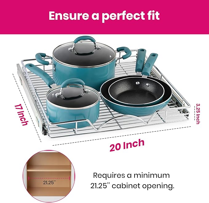 HOLDN’ STORAGE Pull Out Cabinet Organizer - Image 3