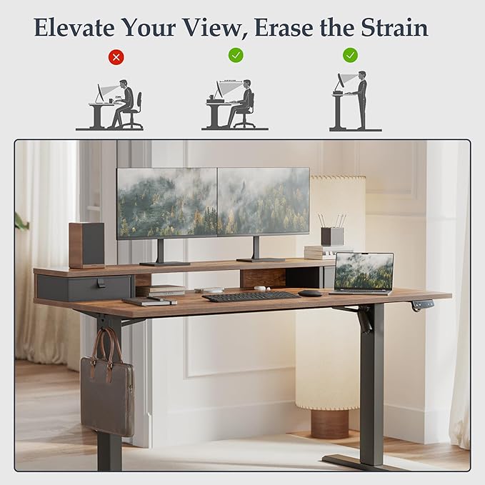 Klicelor 55 Inch Electric Standing Desk - Image 6