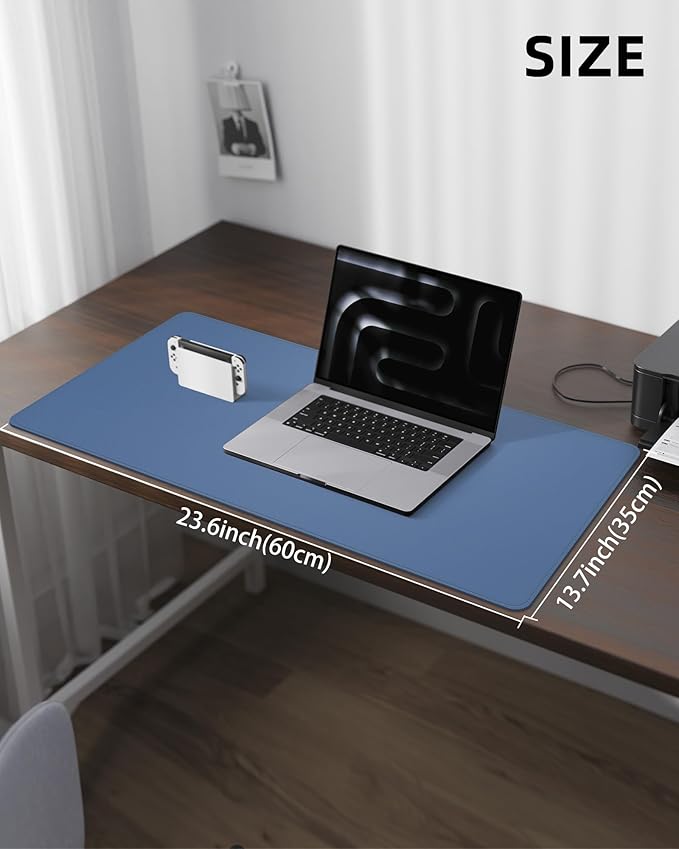 Non-Slip Desk Pad, Mouse Pad, Waterproof PVC Leather Desk Table Protector - Image 5