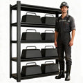CBCNWR 72''H Garage Storage Shelves, 2800LBS Steel Heavy Duty Storage Shelves by CBCNWR
