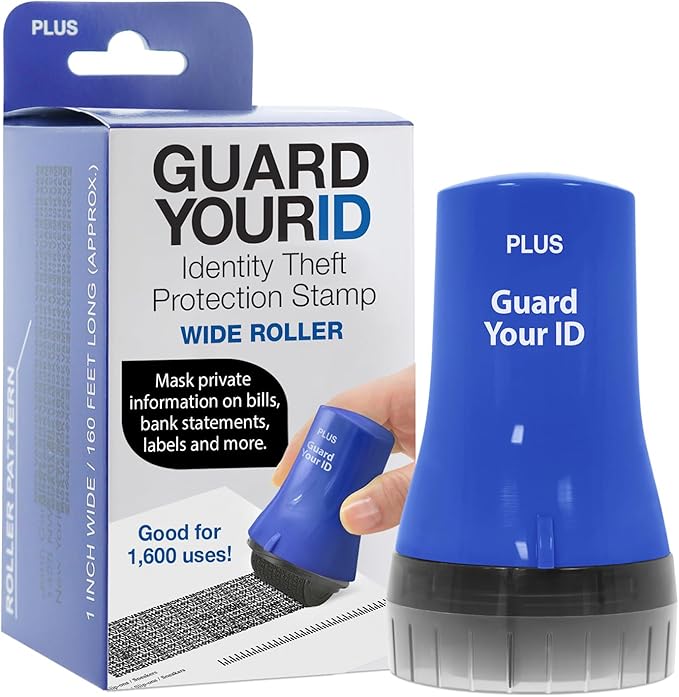Guard Your ID Wide Advanced Roller 2.0 Identity Theft Prevention Security Stamp - Image 2