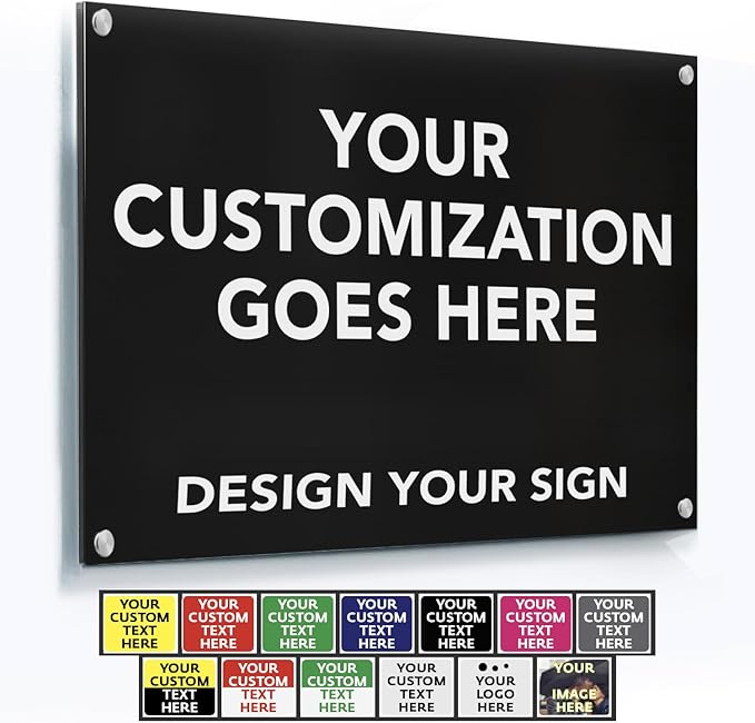 Custom Outdoor Metal Sign by SpeedyOrders