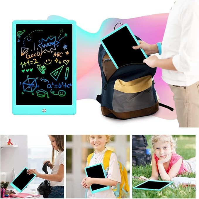 BUKEBU LCD Writing Tablet Doodle Board, Colorful Drawing Pad, Electronic - Image 6
