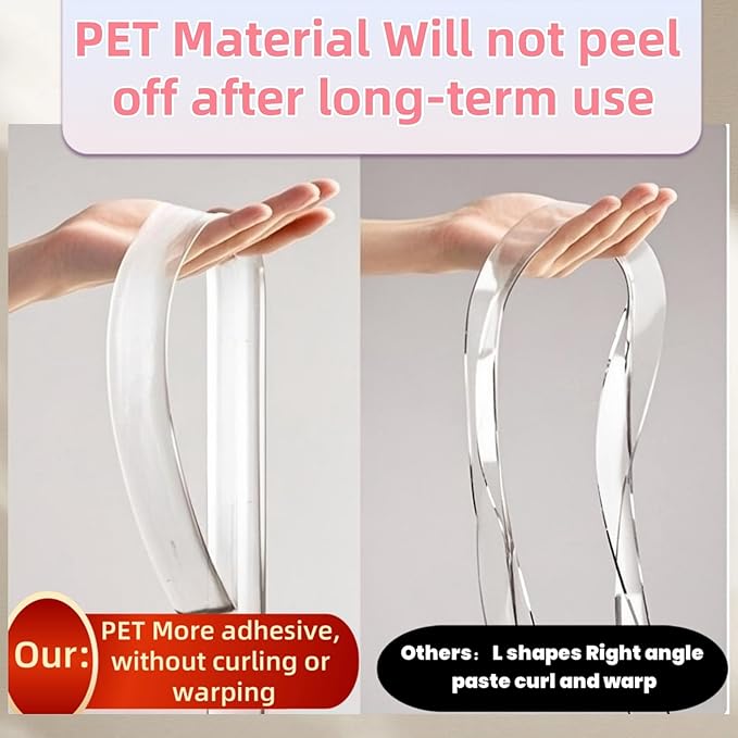 Clear Edge Protector Strip, 2in Width x6.6ft Length, Self Adhesive Protective - Image 4