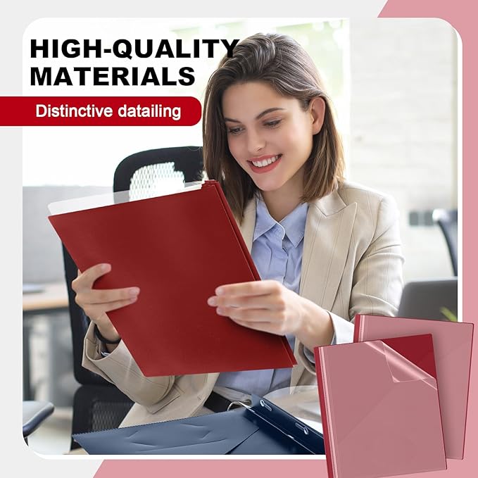 Teling 24 Pcs Clear Front Report Covers - Image 6